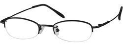 Fine Finish Metal Half Rim Optical Frame