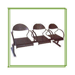 Perforated Chair - Powder Coated Iron, Set of 3, Long-Lasting Shine & Comfortable Handles