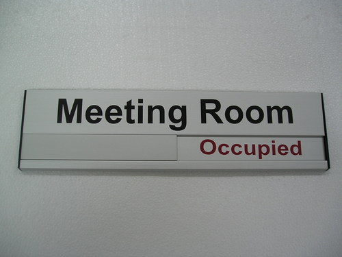 Aluminium Meeting Room Sign