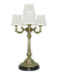 Antique Table Lamp - Brass Craftsmanship, Elegant Design | Unique Vintage Appeal, Timeless Aesthetic