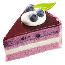 Blueberry Cake With Strawberry