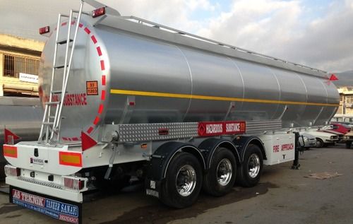 Heavy Duty Aluminium Road Tanker Semi Trailer