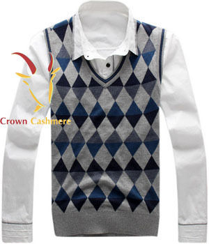 100% Cashmere Vest For Men