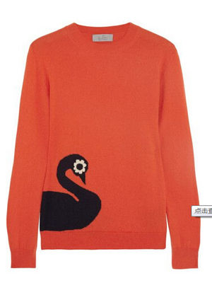 Intarsia Cashmere Sweater