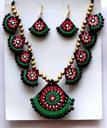 Terracotta Jewellery Necklace Set