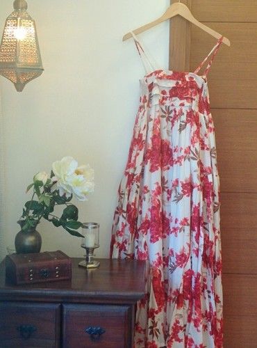 Floral Print Cotton Maxi