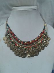 Metal Beaded Necklace