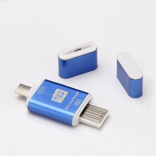 Aluminium Alloy Micro Sd And Tf Micro Usb Otg Smart Card Reader