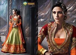 Embroidered Bridal Lehengas - Soft High-Grade Fabric, Superior Finishing , Enchanting Looks and Color Fade Resistance