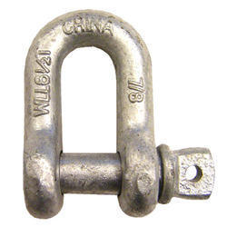 Polished Finish Lightweight Corrosion Resistant Chain Shackle With Single Bolt