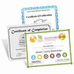 Certificate Printing Services