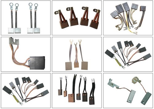 पावर टूल्स और घरेलू उपकरणों के लिए कार्बन ब्रश