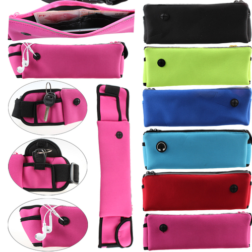 वाटरप्रूफ जिम स्पोर्ट रनिंग साइकिलिंग कमर इलास्टिक बेल्ट