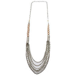 Beaded Multi Thread Necklace