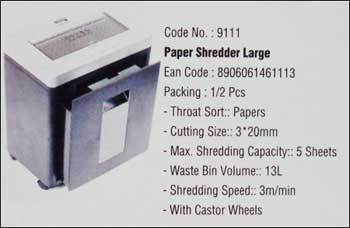 Paper Shredder Large