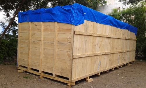 Heavy Duty Wooden Boxes - Pinewood, Plywood, Rubberwood | Fumigated for International Standards, Ideal for Automotive and Medical Equipment