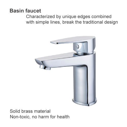 Hot And Cold Water Tap For Basin Of Bathroom