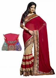 Traditional Chiffon Saree - High-Quality Tear Resistant Fabric | Soft Texture, Colorfast, Washable by Machine and Hand