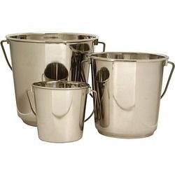 Stainless Steel Round Buckets