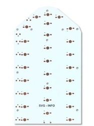 Aluminium Metal Core PCB - 1.6mm Thickness, 75 Micron Dielectric Layer, 35 Micron Copper | Ideal for High Power LED Lighting Applications