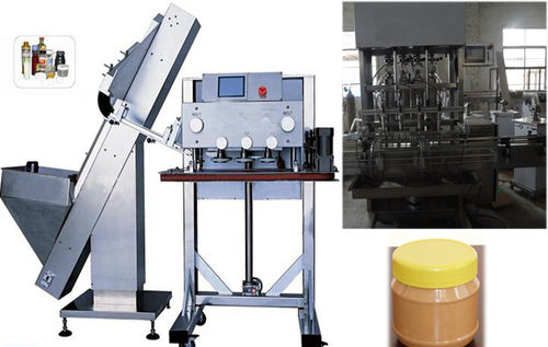 Automatic Peanut Butter Filling and Capping Machine