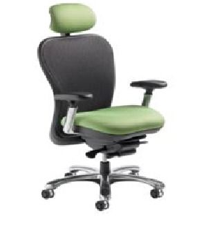 CXO Mid Back With Headrest And Chrome Base Chair