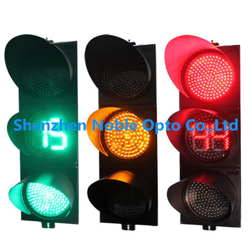 Full Ball Vehicle Traffic Light With Countdown Timer