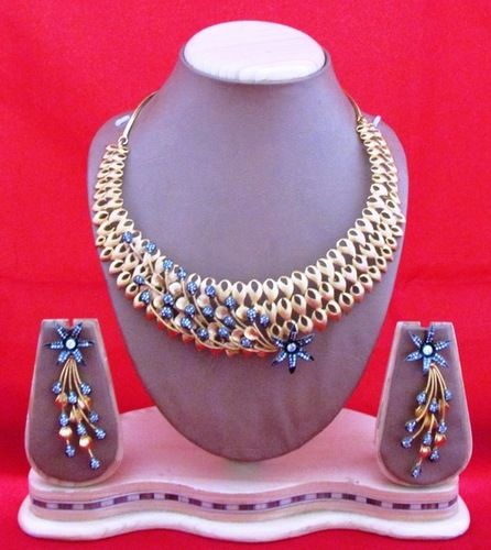 Micro Gold Plated Necklace Set