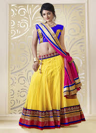 Party Wear Embroidered Lehengas