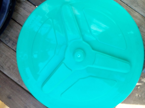 Green Plastic Water Tank Lid