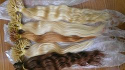 Straight Indian Human Hair Extension Bonded Nail I-tip Cheap