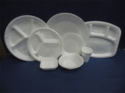 Thermocol Cups Glass And Plates