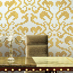 Gold And Silver Mosaic Tiles