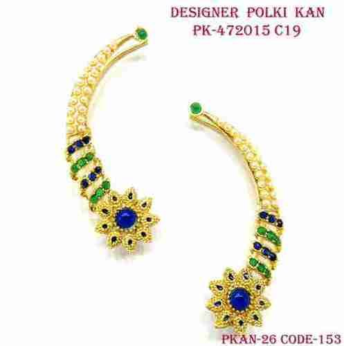 polki earrings