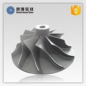 GR1-GR5 OEM High Corrosion Resistance Investment Casting Titanium Impeller