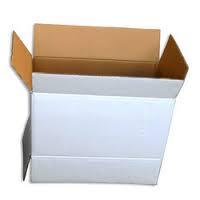 White Duplex Corrugated Box