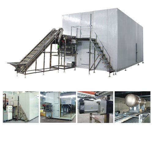 Industrial Use Vegetables And Fruit Food Quick Freezing Machine