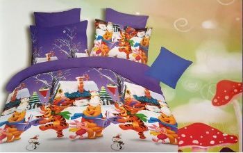 Animated Single Bed Sheet Combo 2 Pcs Set (150x230cms)