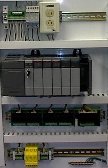 Black Programmable Logic Controller