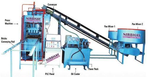  फ्लाई ऐश ब्रिक्स एंड ब्लॉक मेकिंग मशीन