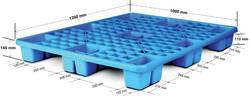 Light Weight 9 Legged Plastic Pallet