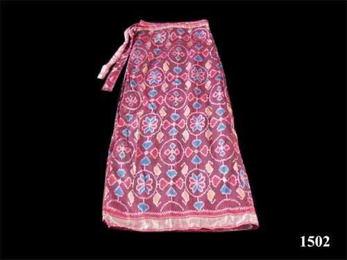 400 WS Cotton Gypsy Flower Diamond Patched Wrap Skirt – Agan Traders