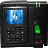 Black And Silver Finger Print Biometric Attendance Machine