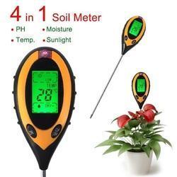 Black And Silver Multi Functional Soil Ph Testers