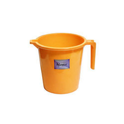 Plastic Bath Mug - Premium Quality Plastic, Various Sizes and Colors | Edge Free Smooth Finishing, Lightweight Design