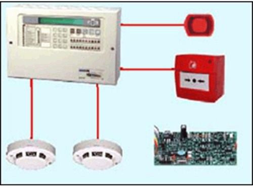 Cream Addressable Fire Alarm System