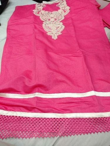 Women Wedding Embroidered Chanderi Suits