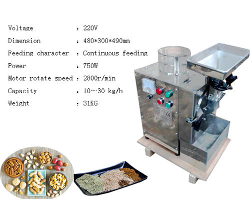 Almonds, Peanuts and Walnuts Milling Machine