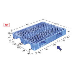 Injection Molded Pallet (Sim121016 Pdss Sr)