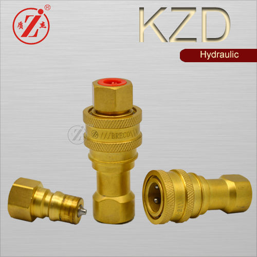 ISO 7241 B Brass Medium-Pressure Chemical Quick Release Coupler